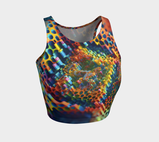 HATCHING CROP TOP | ACIDMATH AI