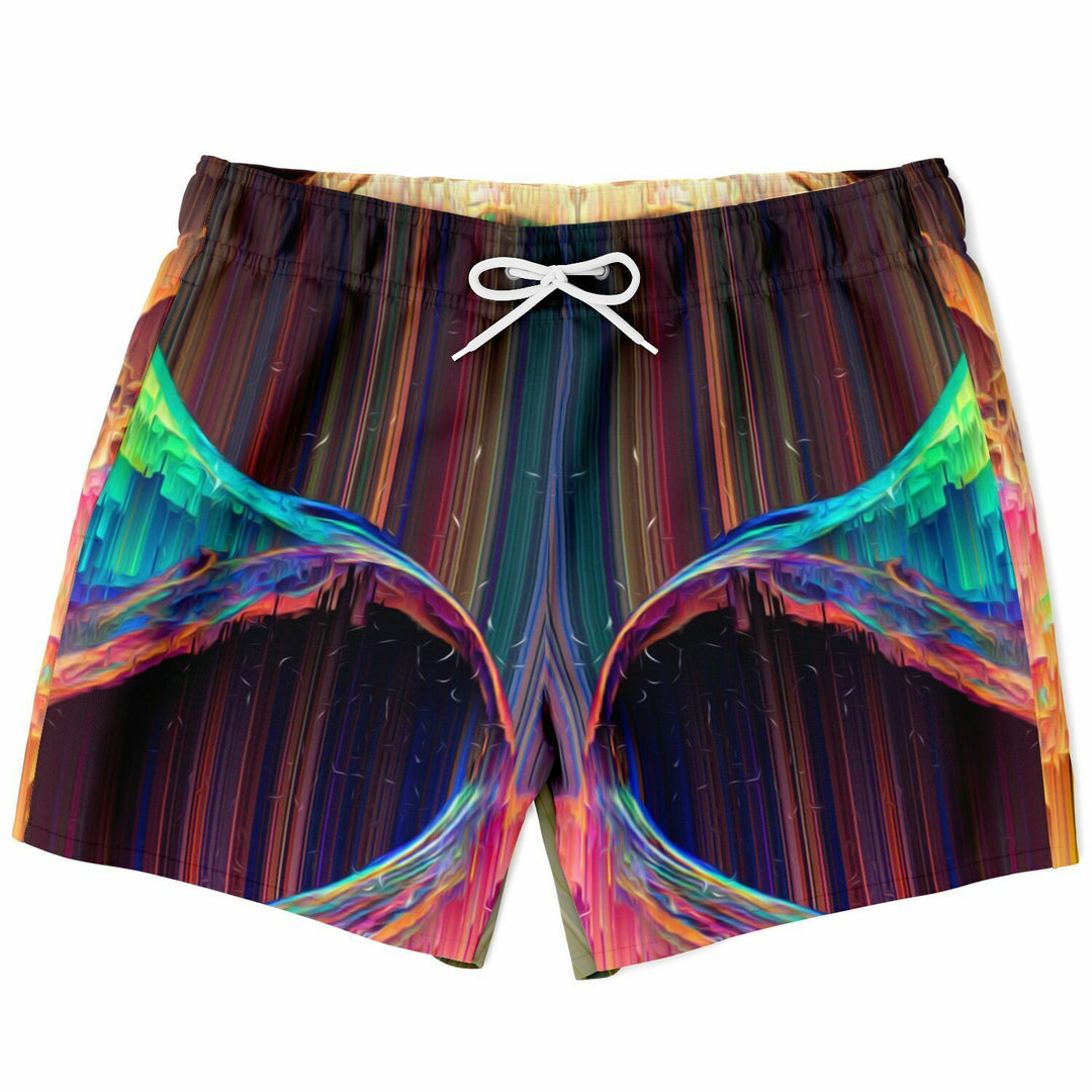 SPACE ECLIPSE Swim Trunks Men - PSYCHEDELIC POUR HOUSE