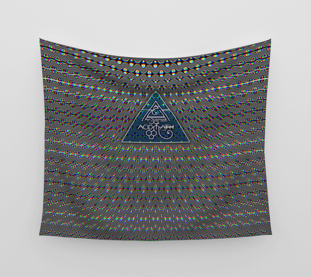 AcidMath Psych Waves | Wall Tapestry | PatternNerd