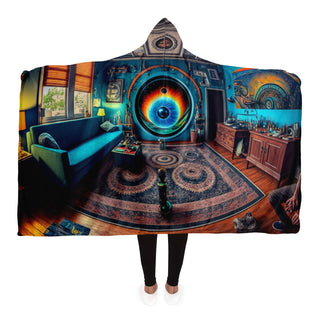 ROOM AND BOARD Hooded Blanket | ACIDMATH AI