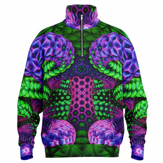OCTO LIMBS Heavyweight Oversized Quarter Zip Sweatshirt - PSYPEPPER