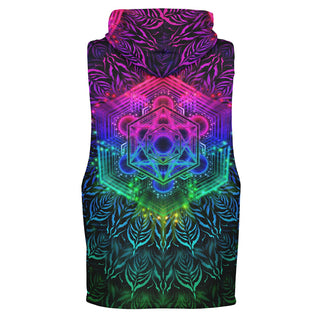 METATRONIC GNB Fashion Drop Armhole Hoodie - AOP