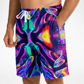 GALACTIC SLUSHIE Fashion Long Shorts | PSYCHEDELIC POUR HOUSE