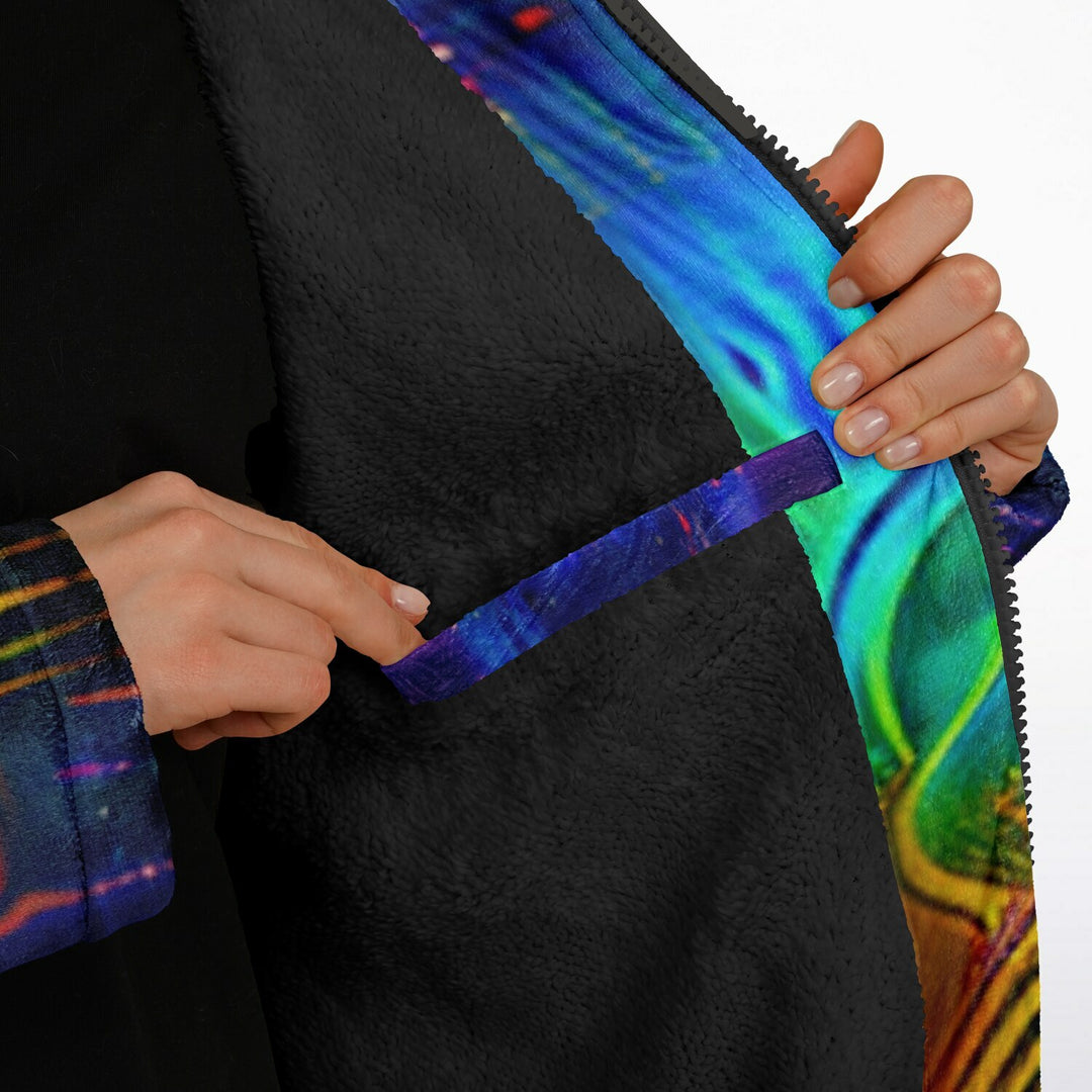 SYNTHESIS Zipper Cloak - ACIDMATH AI