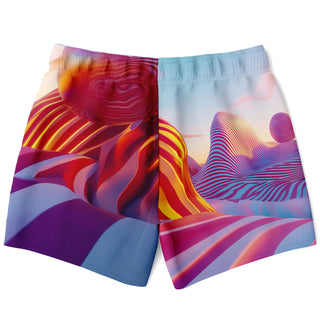 CANDY LAND Swim Trunks Men - ACIDMATH AI