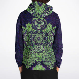 LIME GREEN GEOMETRIC Fashion Hoodie - MIL ET UNE