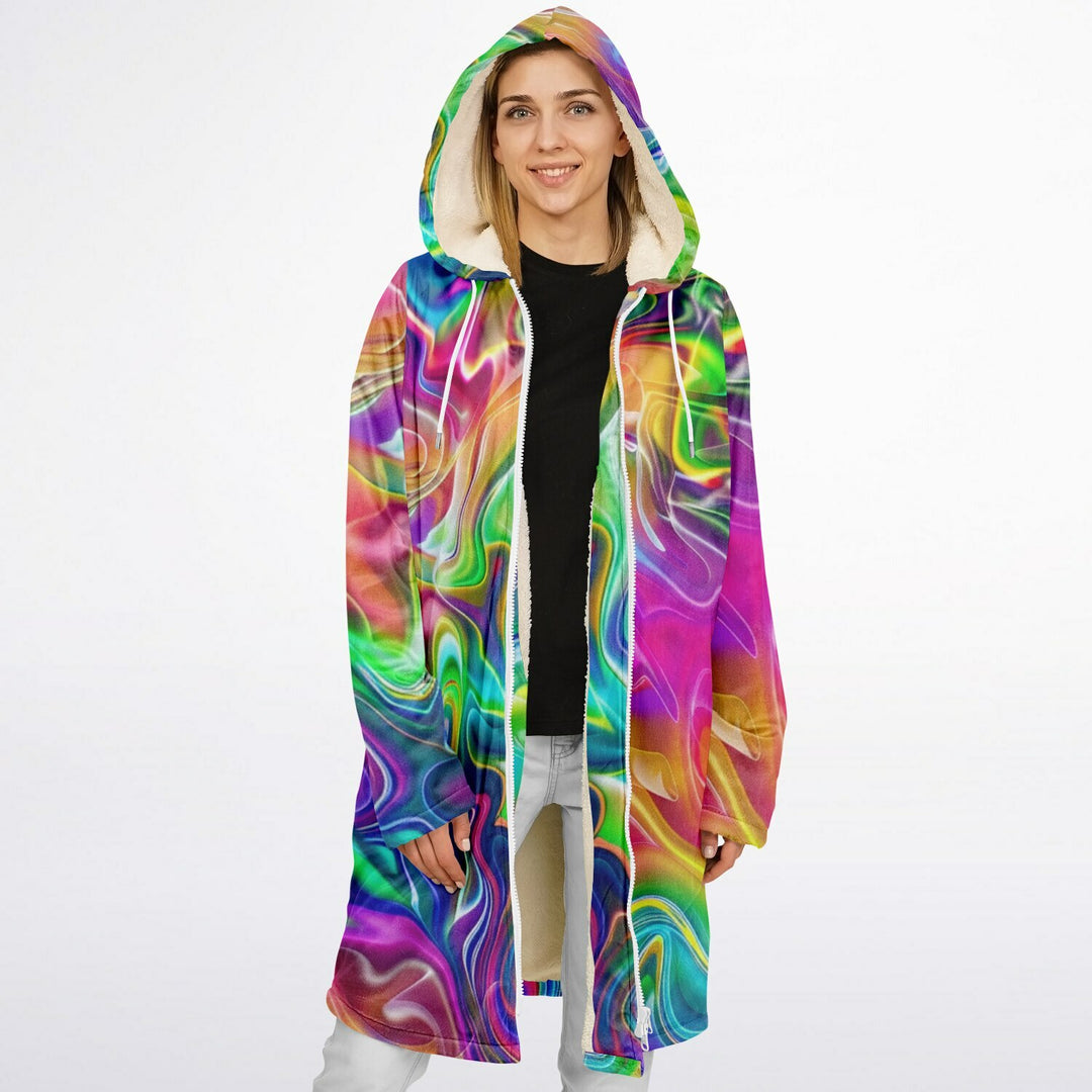 UR GLOWING Zipper Cloak - ACIDMATH AI