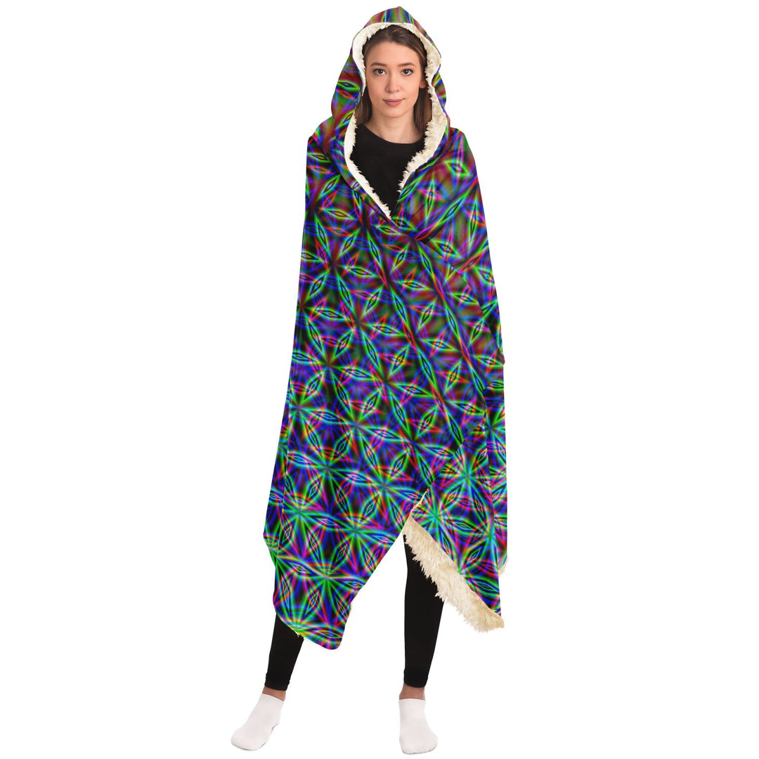 Existence | Hooded Blanket | PatternNerd