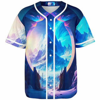 SNOW PORTAL Baseball Jersey - PSYCHEDELIC POUR HOUSE