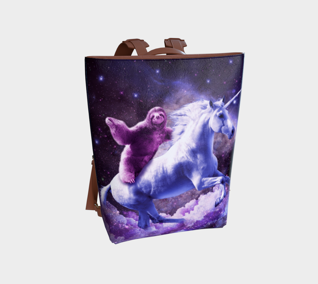 Leather unicorn backpack hotsell