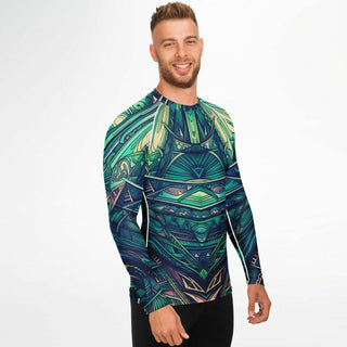 WARRIOR MODE Men's Rashguard - ACIDMATH AI