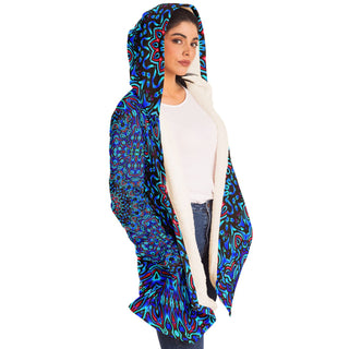 Ocean Flow - Imran -Microfleece Cloak - AOP