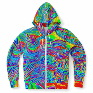 BLOOM Fashion Zip-Up Hoodie | Psychedelic Pour House