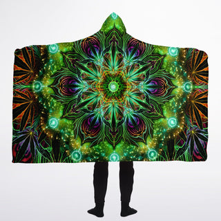 GREENDALA Hooded Blanket Sherpa