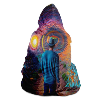 THE TUNNEL Hooded Blanket | ACIDMATH AI