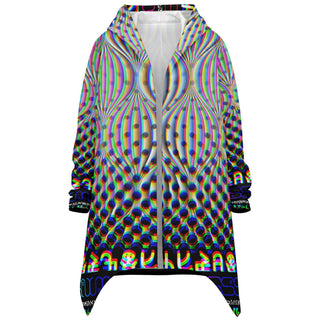 Hieroglyphs Heavyweight Elongated Cloak - Hakan Hisim