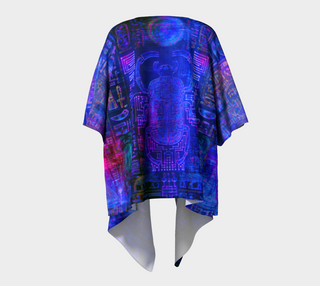 CHARAB SILK HABOTAI DRAPED KIMONO