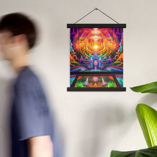 ENERGETIC Poster with hangers | ACIDMATH AI