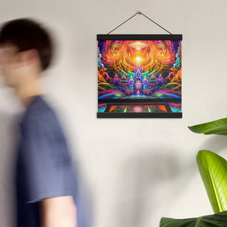 ENERGETIC Poster with hangers | ACIDMATH AI