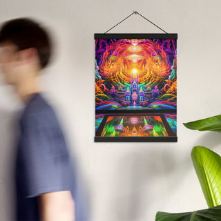 ENERGETIC Poster with hangers | ACIDMATH AI