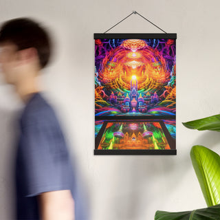 ENERGETIC Poster with hangers | ACIDMATH AI