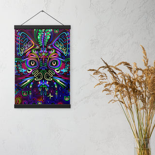 MYSTIC CAT Poster with hangers | TAS