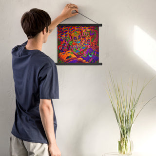 MACHINE FACTORY Poster with hangers | SALVIA DROID