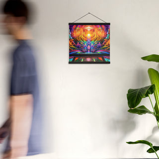 ENERGETIC Poster with hangers | ACIDMATH AI