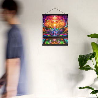 ENERGETIC Poster with hangers | ACIDMATH AI