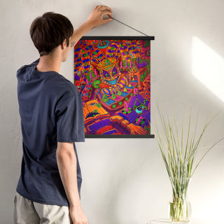 MACHINE FACTORY Poster with hangers | SALVIA DROID