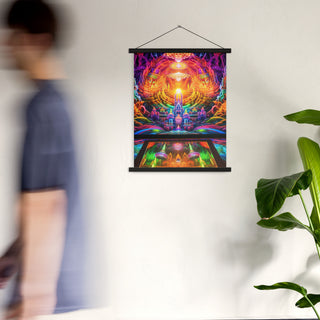 ENERGETIC Poster with hangers | ACIDMATH AI