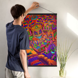 MACHINE FACTORY Poster with hangers | SALVIA DROID