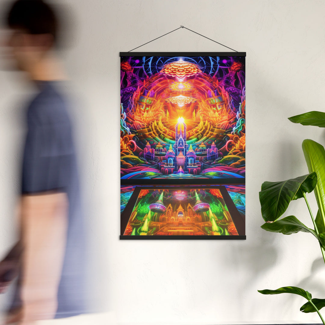ENERGETIC Poster with hangers | ACIDMATH AI