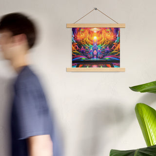 ENERGETIC Poster with hangers | ACIDMATH AI