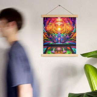 ENERGETIC Poster with hangers | ACIDMATH AI