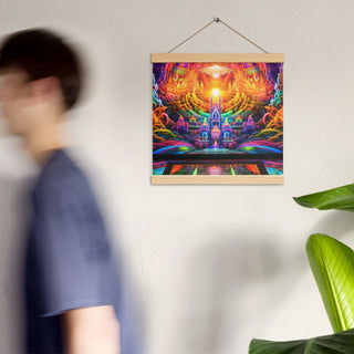ENERGETIC Poster with hangers | ACIDMATH AI