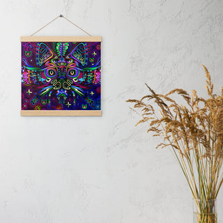 MYSTIC CAT Poster with hangers | TAS