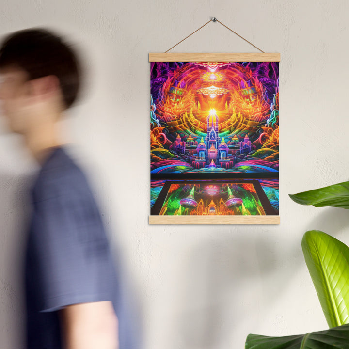 ENERGETIC Poster with hangers | ACIDMATH AI