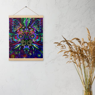 MYSTIC CAT Poster with hangers | TAS