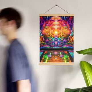 ENERGETIC Poster with hangers | ACIDMATH AI