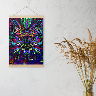 MYSTIC CAT Poster with hangers | TAS