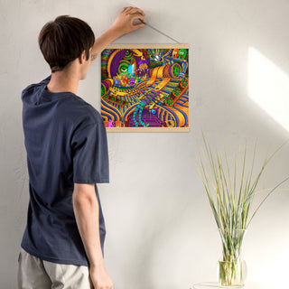 CONDUCTOR OF CONSCIOUSNESS Poster with hangers | SALVIA DROID