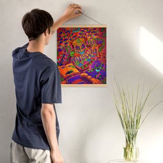 MACHINE FACTORY Poster with hangers | SALVIA DROID