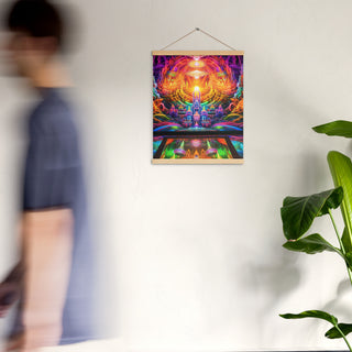 ENERGETIC Poster with hangers | ACIDMATH AI