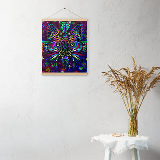 MYSTIC CAT Poster with hangers | TAS