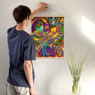 CONDUCTOR OF CONSCIOUSNESS Poster with hangers | SALVIA DROID