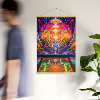 ENERGETIC Poster with hangers | ACIDMATH AI