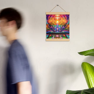 ENERGETIC Poster with hangers | ACIDMATH AI