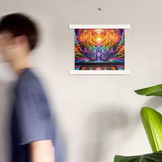 ENERGETIC Poster with hangers | ACIDMATH AI