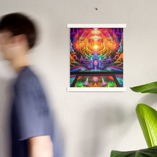 ENERGETIC Poster with hangers | ACIDMATH AI